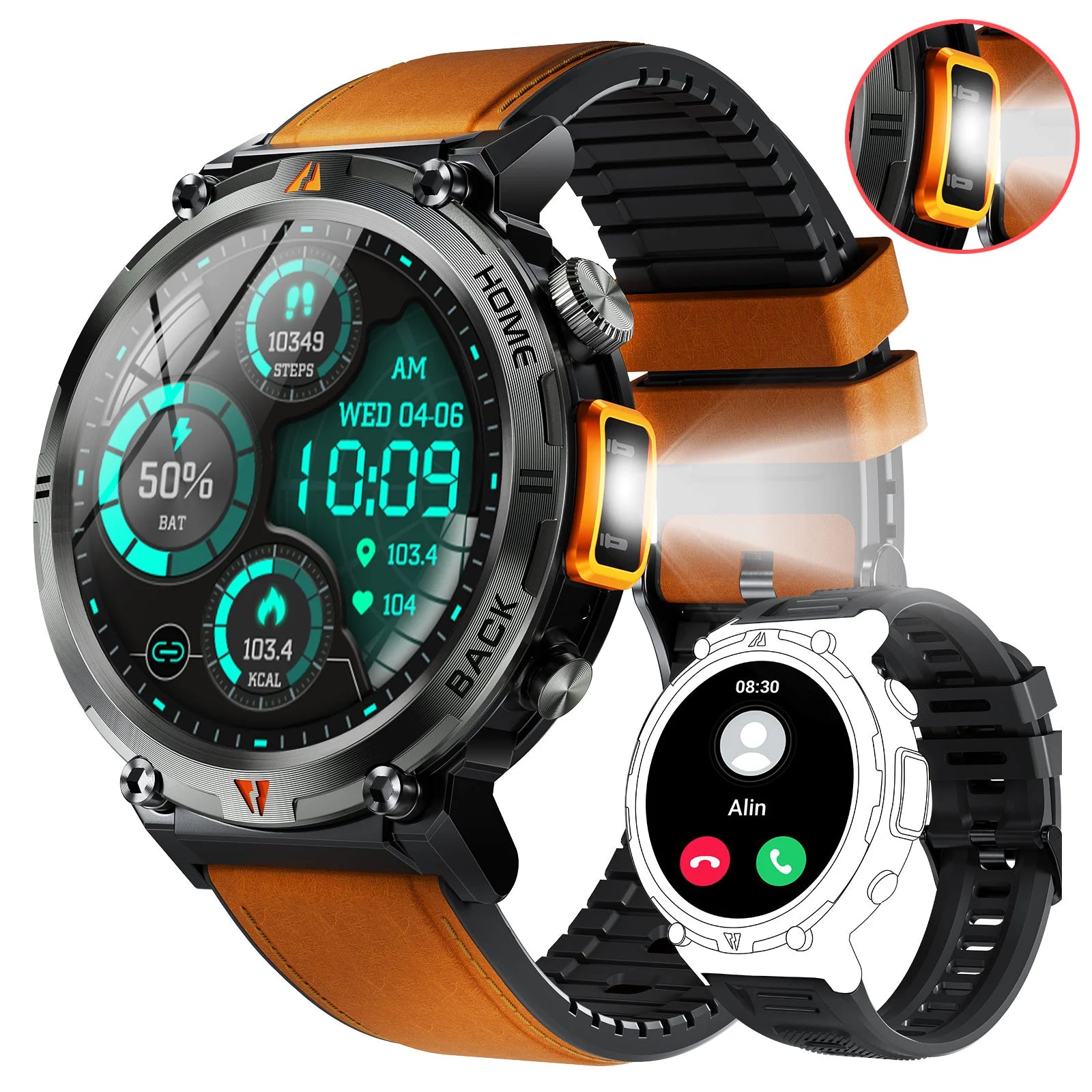 Smartwatch Pro 2025 – Advanced Fitness & Health Monitoring Smartwatch